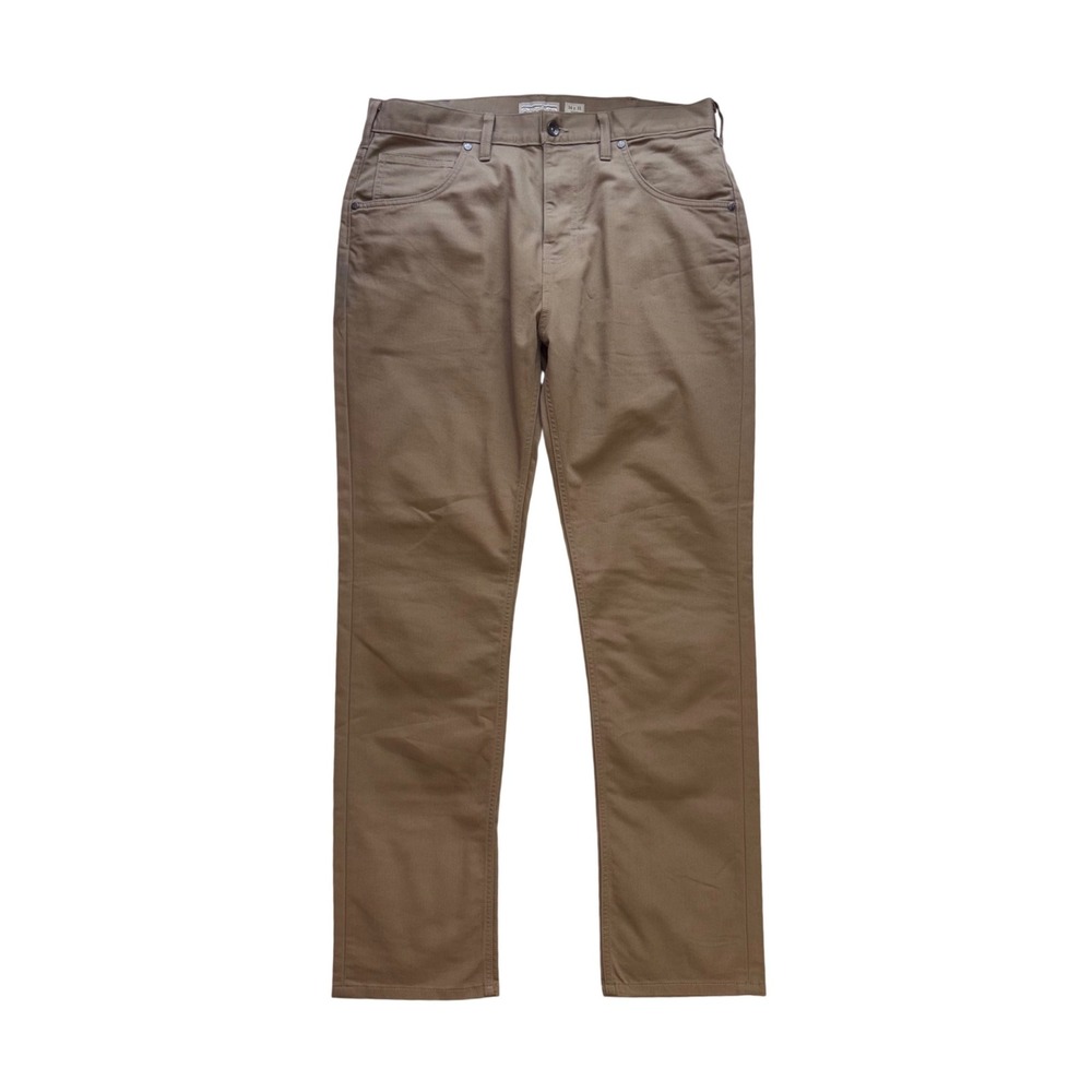PATAGONIA Performance Twill Pants Mens 34 Brown Straight Leg 32 Inseam 56491